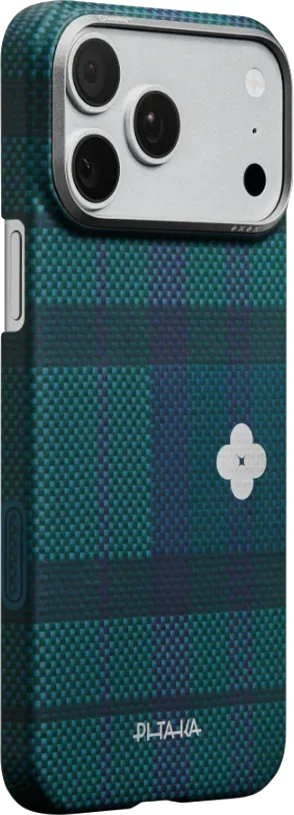 Pitaka Ultra Slim Edge case in Forest Dawn